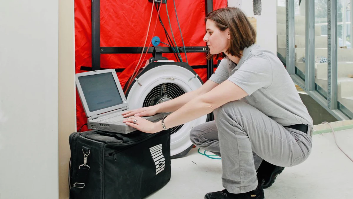 Blower Door Test Differenzdruck Messverfahren