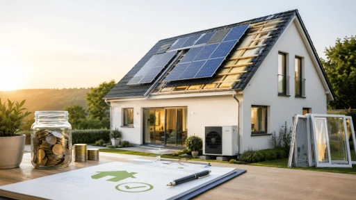 Energetische Sanierung eines Einfamilienhauses mit Fassadendämmung