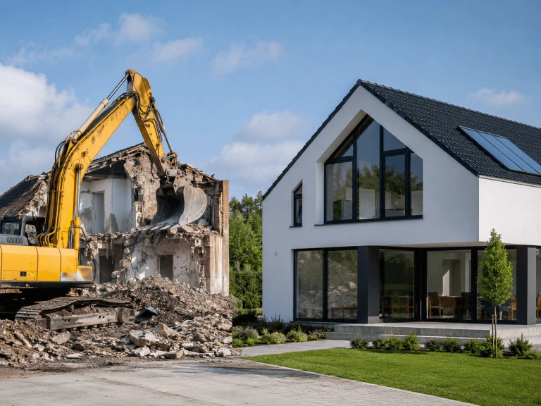 Abriss und Neubau als Alternative bei stark sanierungsbedürftigen Bestandsbauten