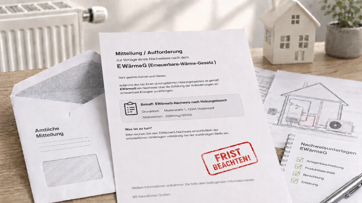 EwärmeG Brief erhalten