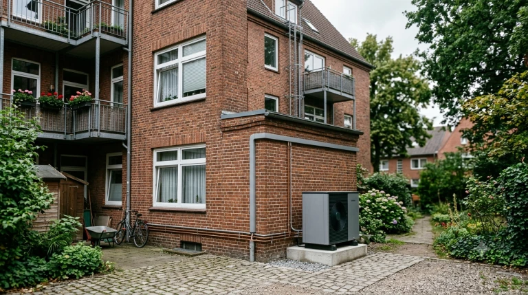 warmepumpen-aussengerat-vor-einem-hamburger-mietshaus-mit-drei-wohneinheiten