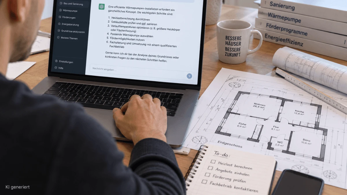 KI-Recherche vor der professionellen Energieberatung