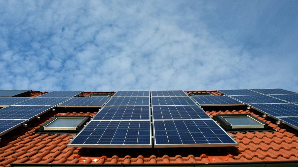 Photovoltaik auf dem Dach Energy Building