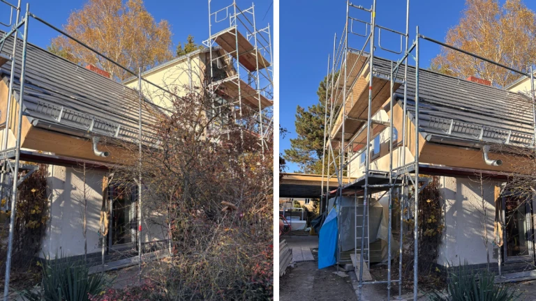 Dach- und Fassadensanierung Einfamilienhaus Berlin