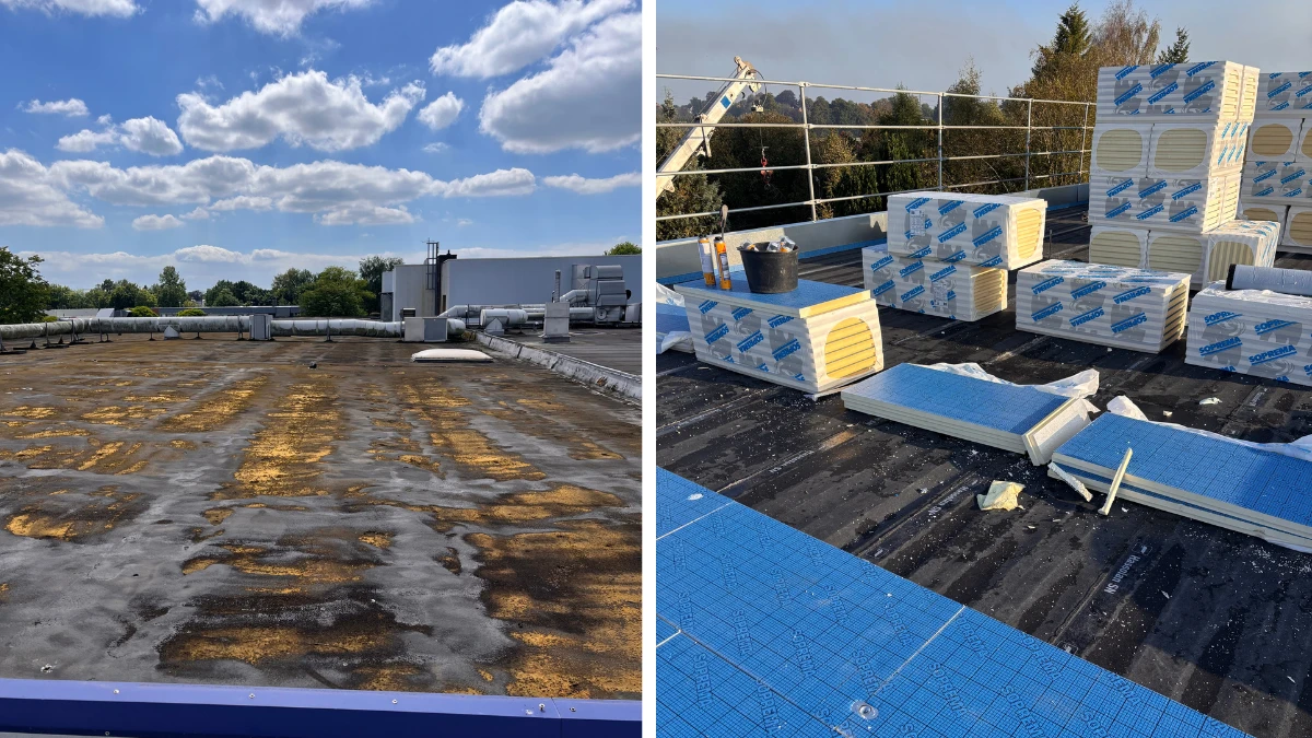 energetische flachdachsanierung einer produktionshalle in hamburg baubegleitung energy building